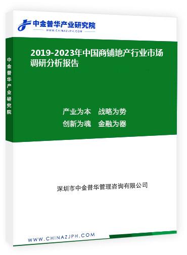 2019-2023年中國商鋪地產行業市場調研分析報告