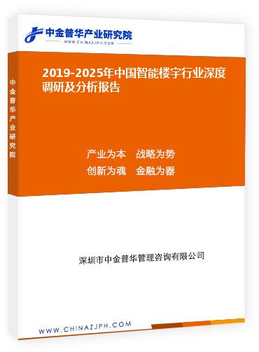 2019-2025年中國智能樓宇行業深度調研及分析報告