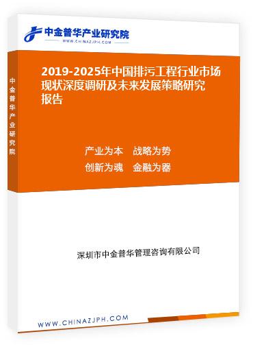 2019-2025年中國排污工程行業市場現狀深度調研及未來發展策略研究報告