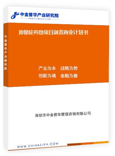 抑郁癥藥物項目融資商業計劃書